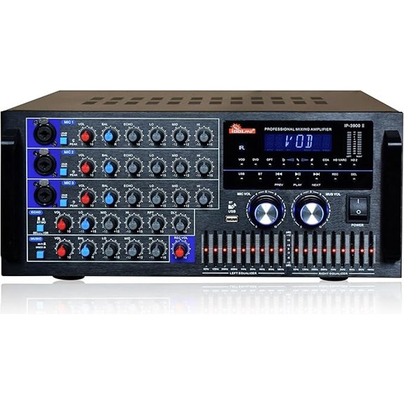 IDOLpro 3000W Karaoke Amplifier with EQ & HDMI