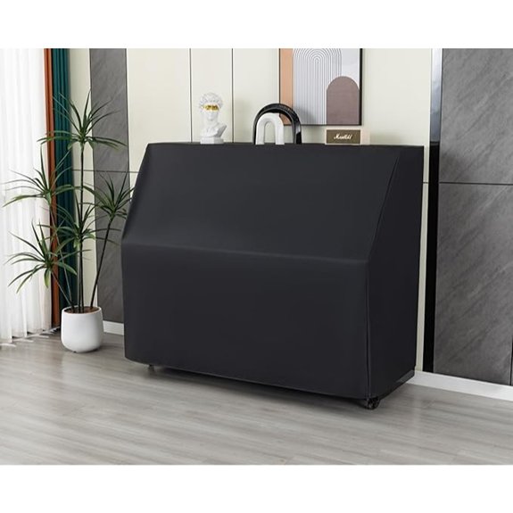 Upright Piano Cover with Thick Cotton Lining