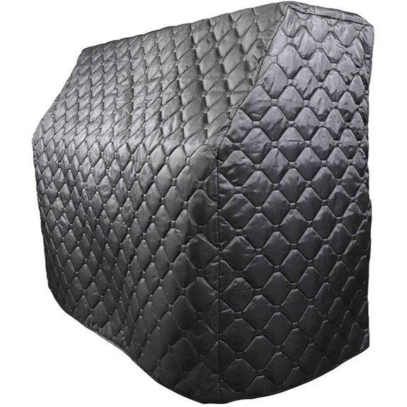 GLHDDL Upright Piano Cover with Thick Cotton Lining