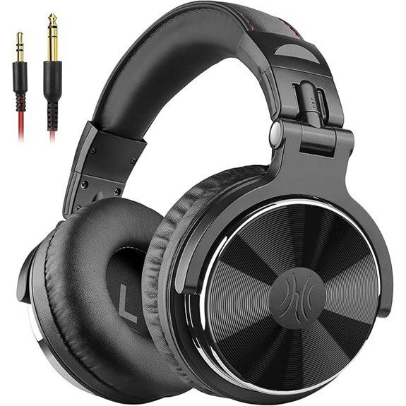 OneOdio Wired Over-Ear Studio Headphones with 50mm Drivers