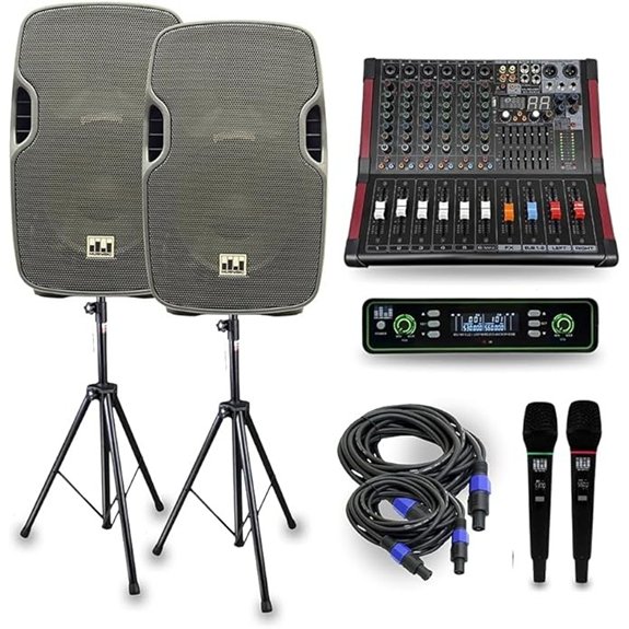 MUSYSIC Portable PA System with Wireless Mic