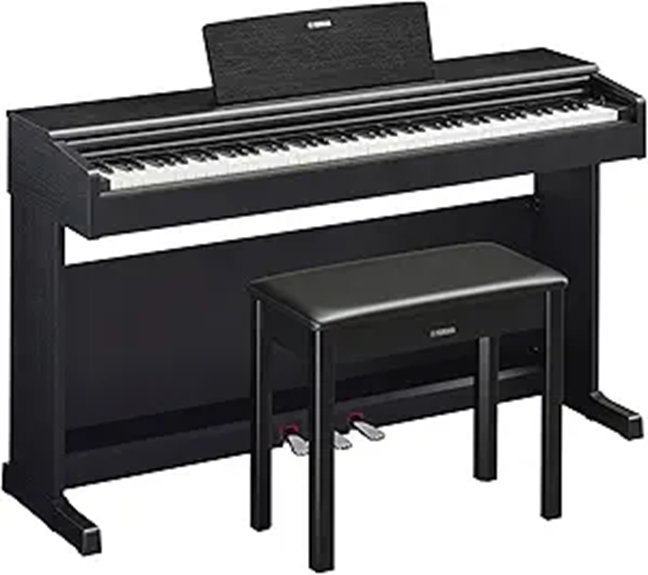 yamaha arius upright digital piano