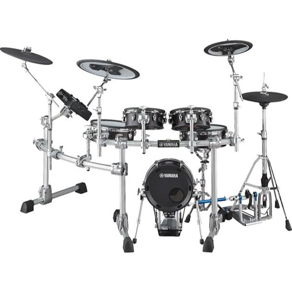 Yamaha DTX10K-X Electronic Drum Kit with TCS Pads (Black Forest) (4 Items)